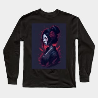 Ethereal Geisha Grace Long Sleeve T-Shirt